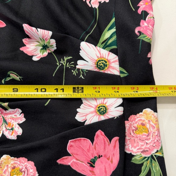 Karl Lagerfeld Black Floral Dress - Picture 13 of 15